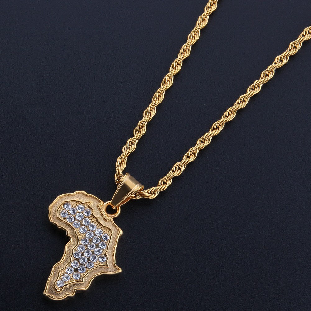 Hip Hop Stainless Steel Pendant Necklace Punk Rock