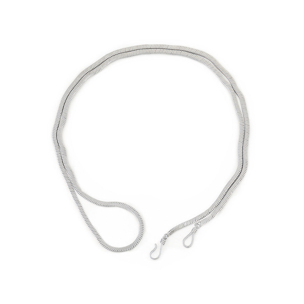 Lishan Versatile Bowknot Titanium Steel Metal Chain Series