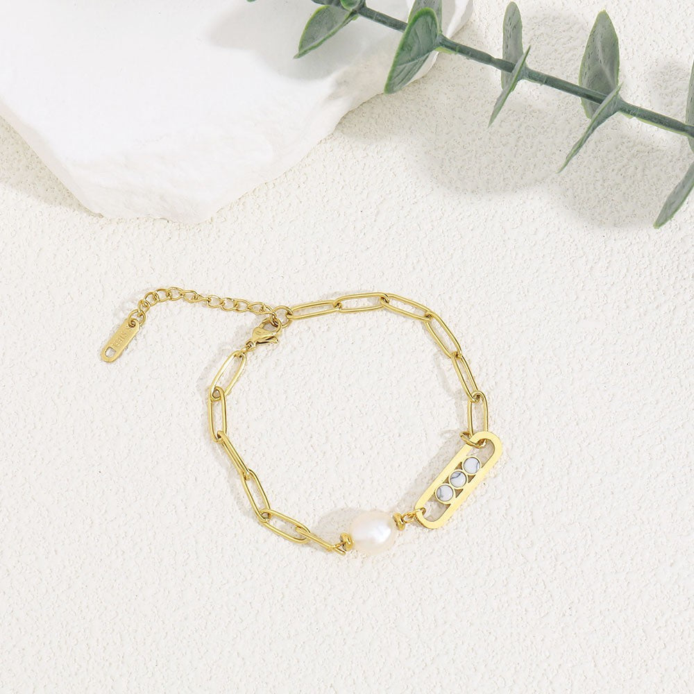 Lishan Versatile Bowknot Titanium Steel Metal Chain Series