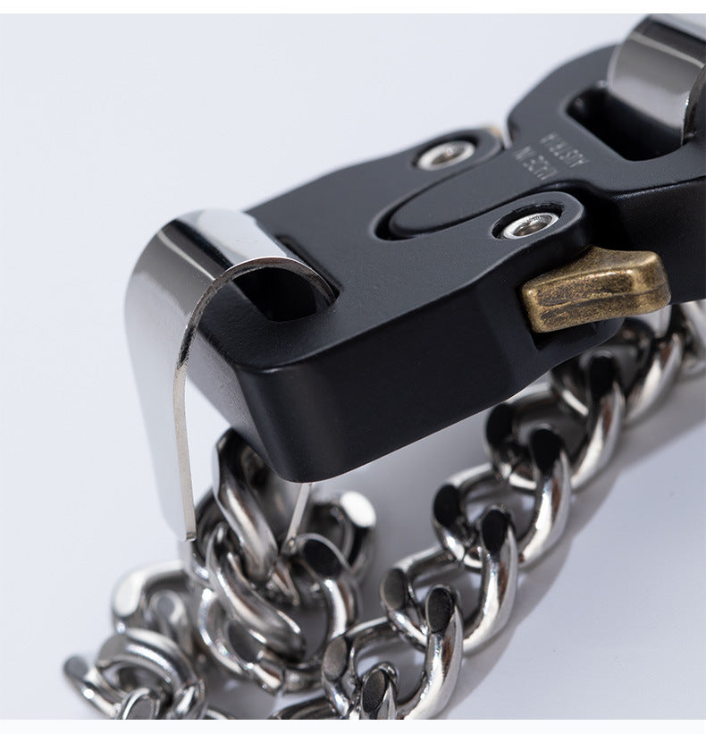 High Street Fashionable Plug Lock Ins Metal Thick