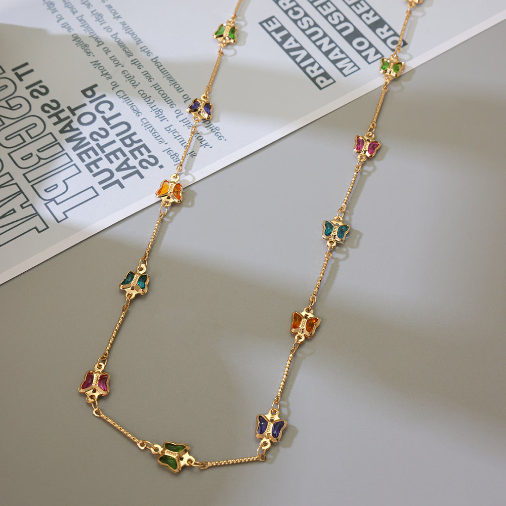Butterfly Waist Chain With Dress Shirt Belt Women'S