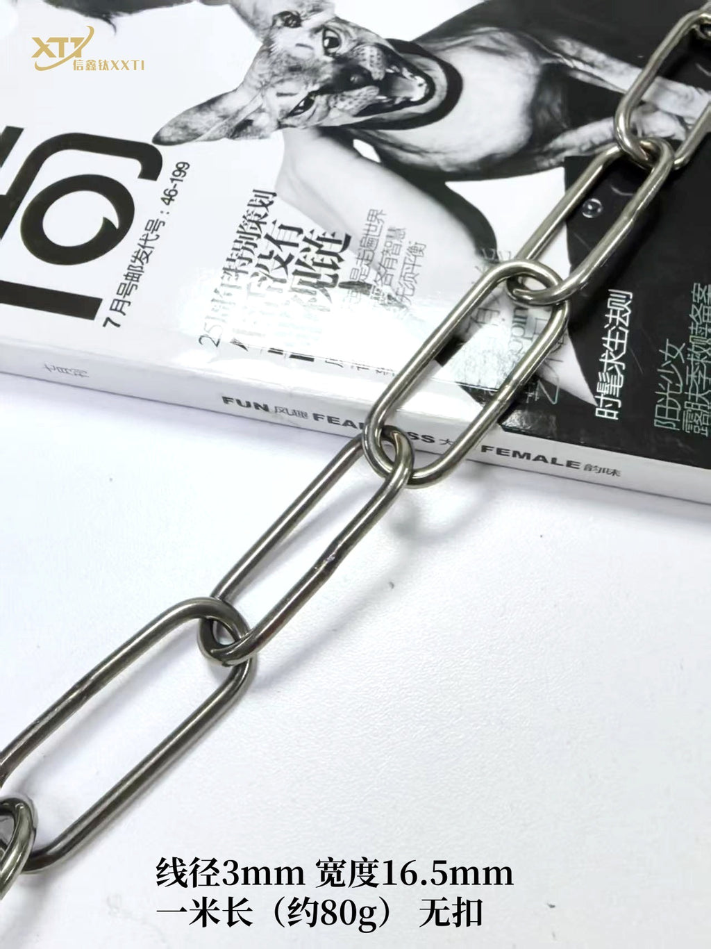 Pure Titanium Welded Joint Industrial Chain Corrosion Resistant
