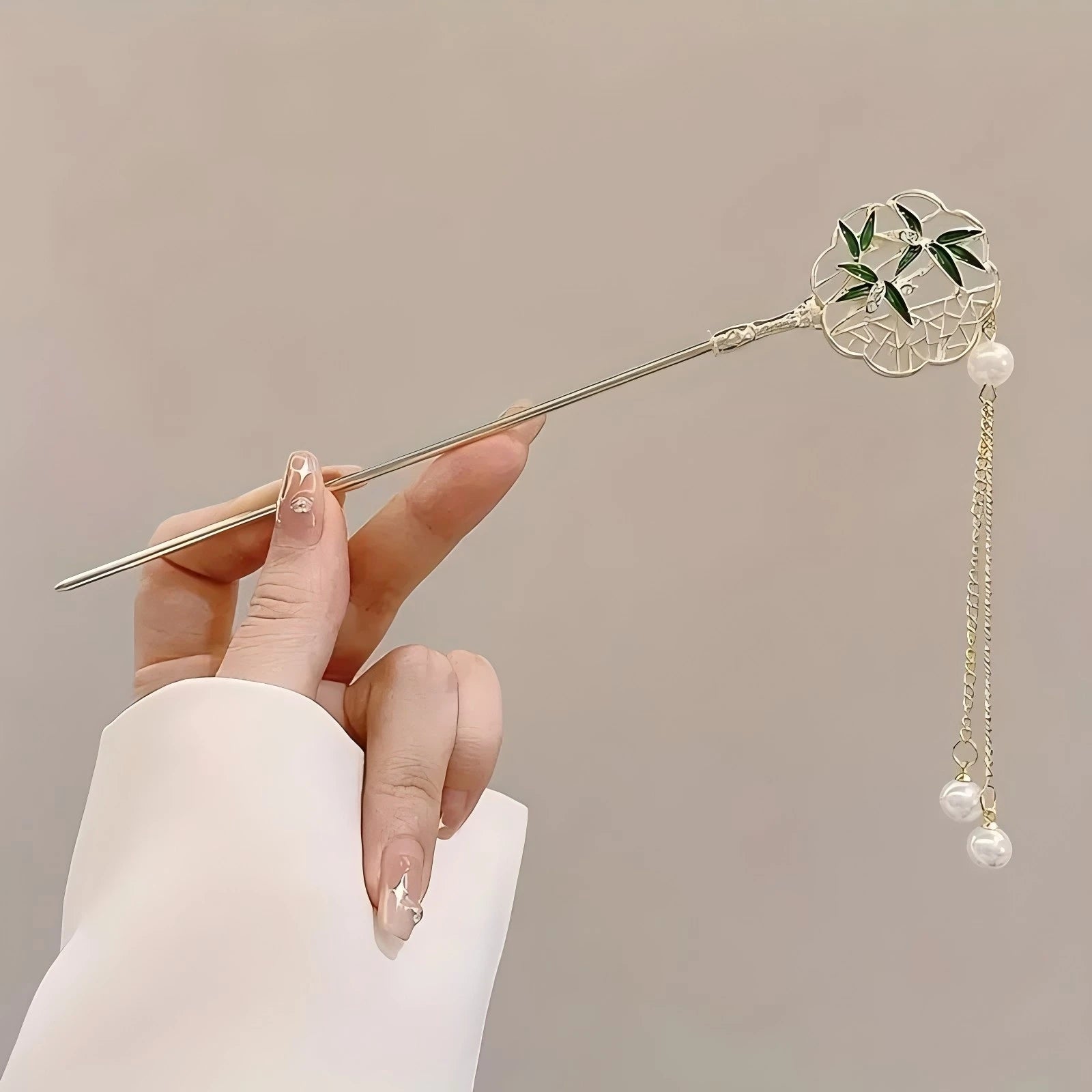 Elegant Chinese Style Hair Clip Tassel Hair Stick