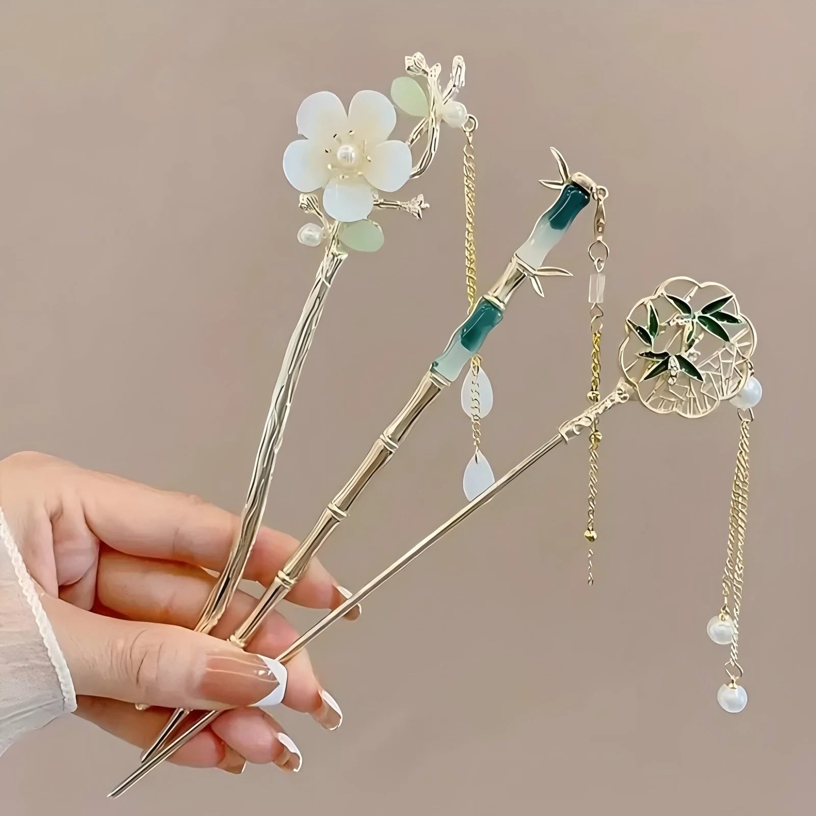 Elegant Chinese Style Hair Clip Tassel Hair Stick