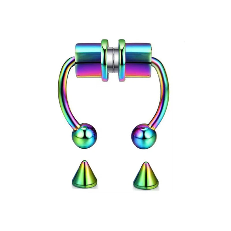 Punk Hip Hop Non Pierced Magnetic Nose Ring
