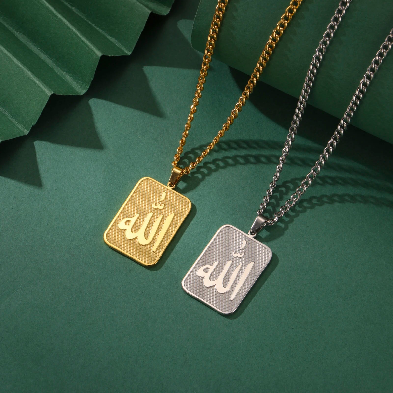 Dreamtimes Islam Allah Symbol Pendant Necklace For Men