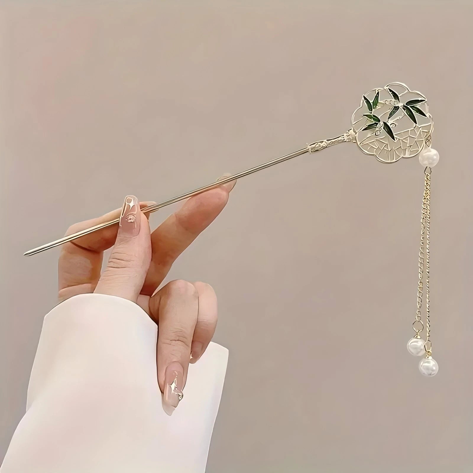 Elegant Chinese Style Hair Clip Tassel Hair Stick