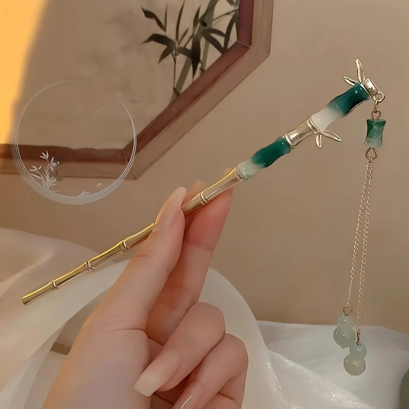 Elegant Chinese Style Hair Clip Tassel Hair Stick