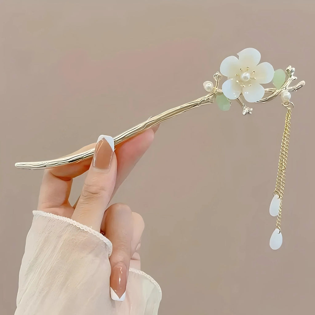 Elegant Chinese Style Hair Clip Tassel Hair Stick