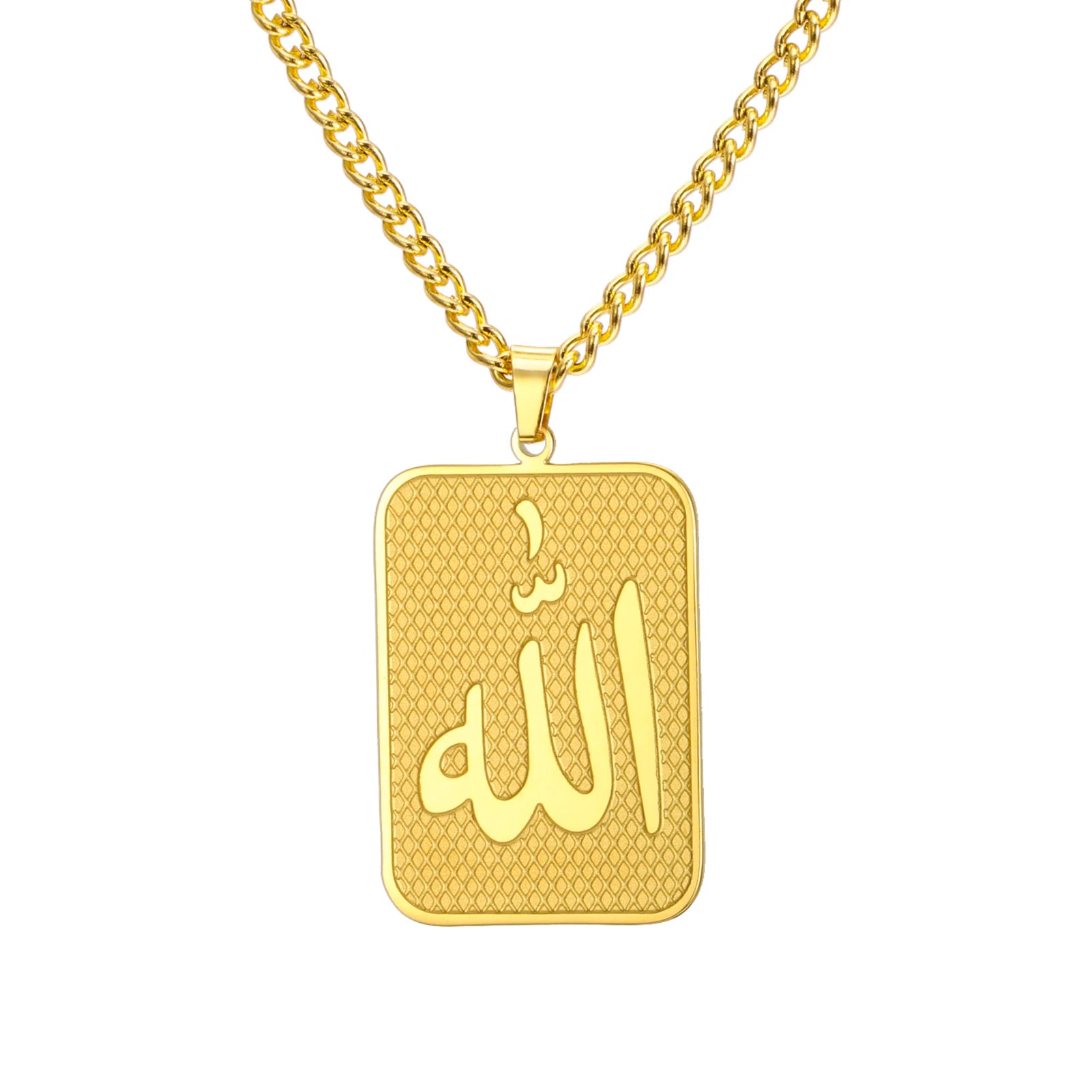 Dreamtimes Islam Allah Symbol Pendant Necklace For Men